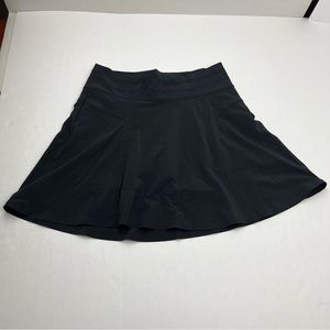 Athleta All Day Skort Womens Size 2 Black Athletic Athleisure Golf Tennis Skirt‎